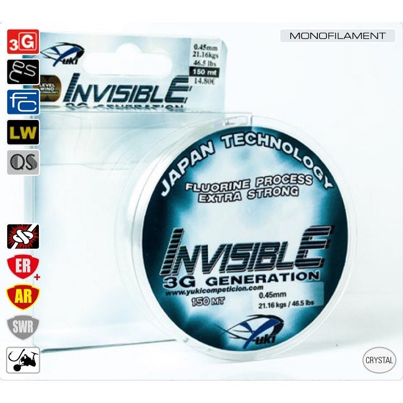 NYLONS - INVISIBLE 3G - 300 MT