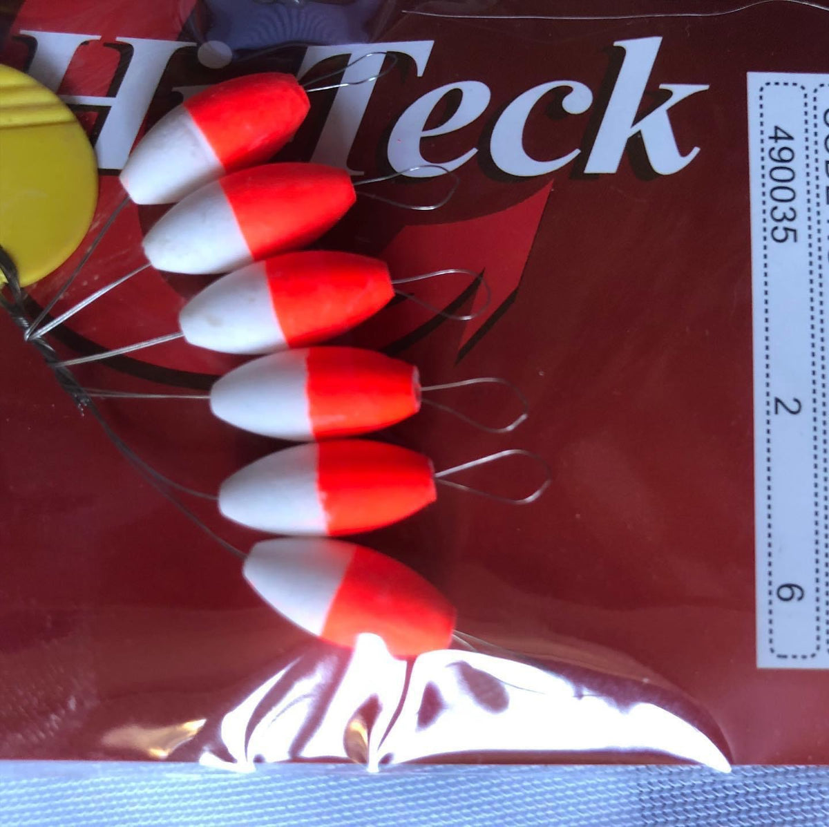 PERLES FLOTTANTES - CAMOR - ROUGE ET BLANC