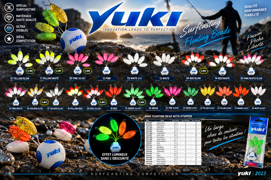 PERLES FLOTANTES OVAL - YUKI