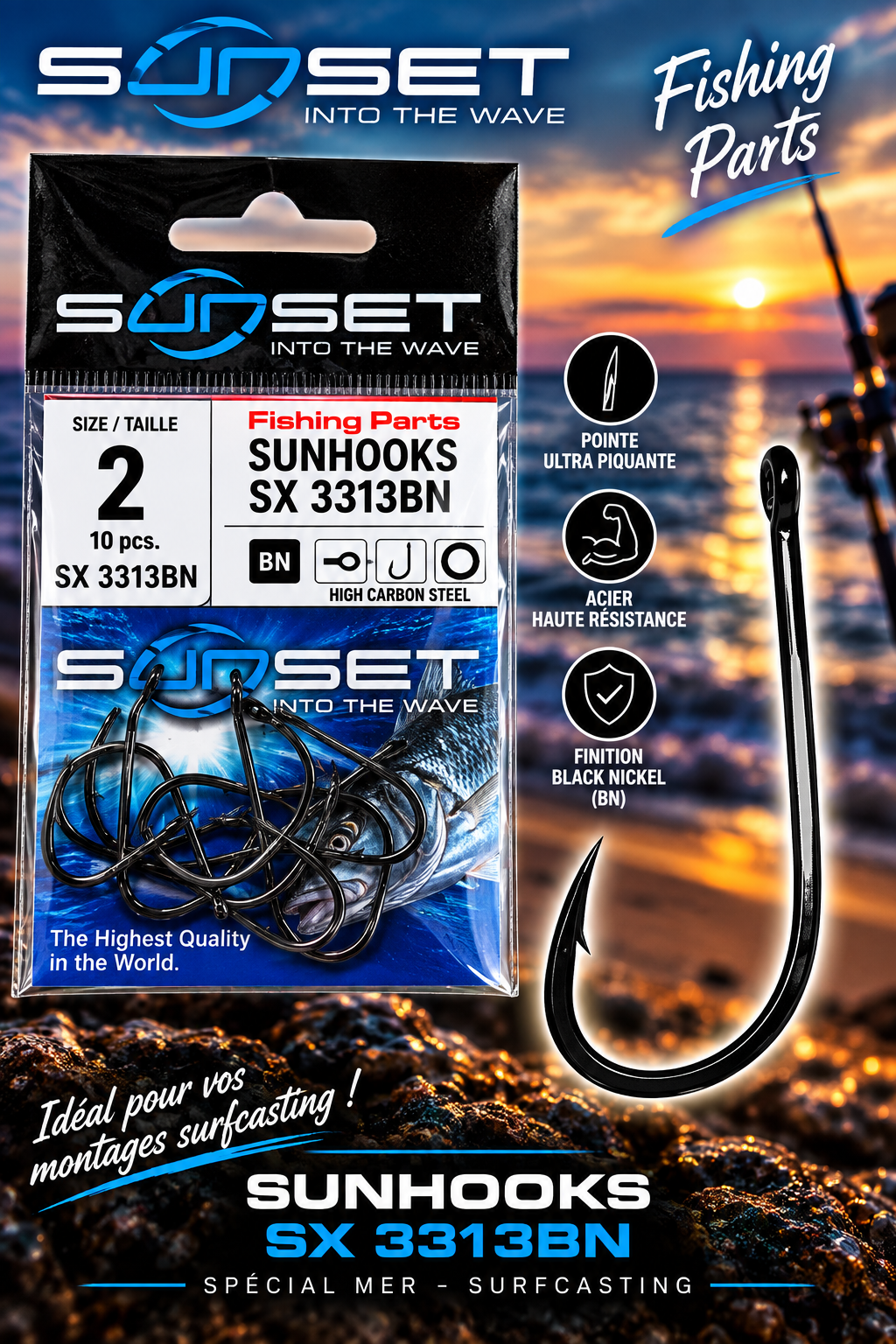 SUNHOOKS SX 3313BN