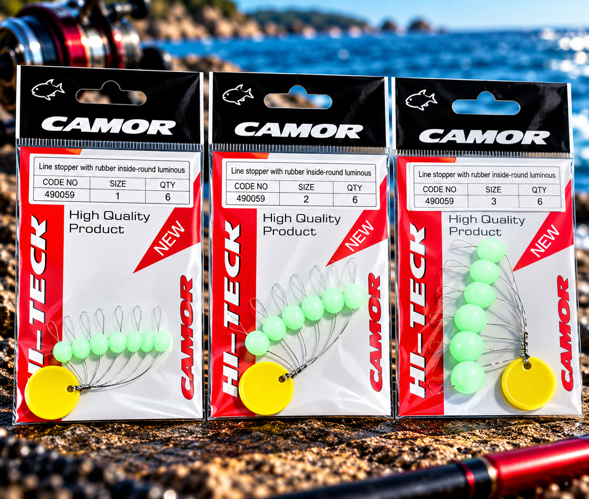 PERLES FLOTTANTES RONDE PHOSPHO CAMOR