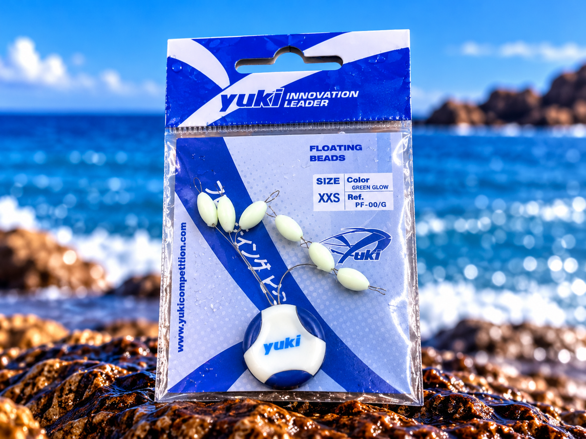 Petites perles flottantes phosphorescente