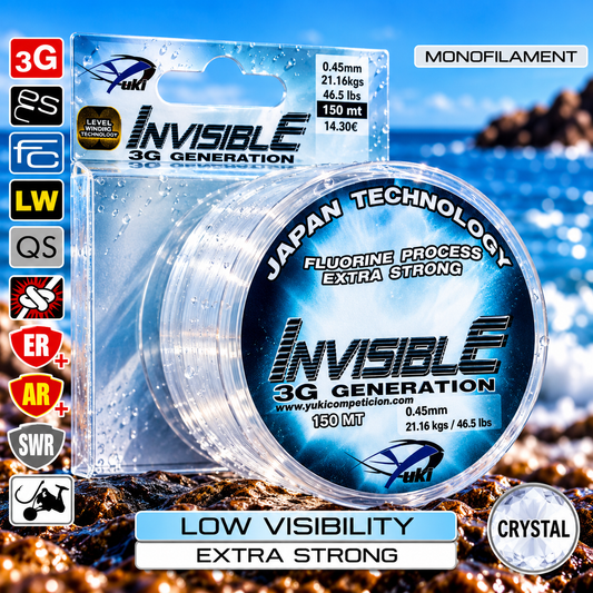 NYLONS - INVISIBLE 3G - 150 MT